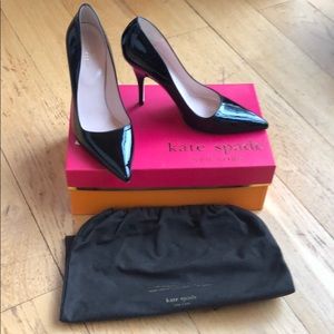 Kate Spade Black Patent Leather Pumps!
